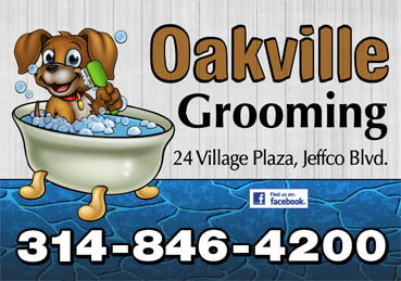 Oakville Pet Grooming Sign 