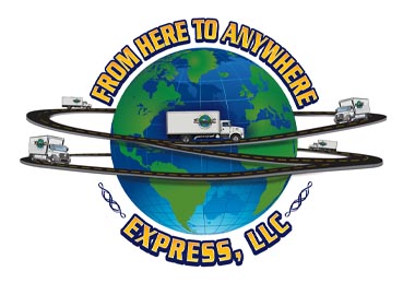 A full color logo for a trucking company in Illinois