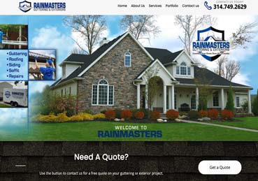 Rainmasters Website Design