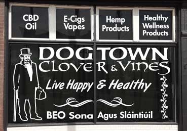 Vinyl Graphics for a store in Dogtown