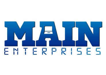 A multi color logo.